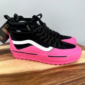 Vans Sk8-Hi Dip MTE-2 Women's Size 8 Black Pink Waterproof Trail Hiking Shoe NEW